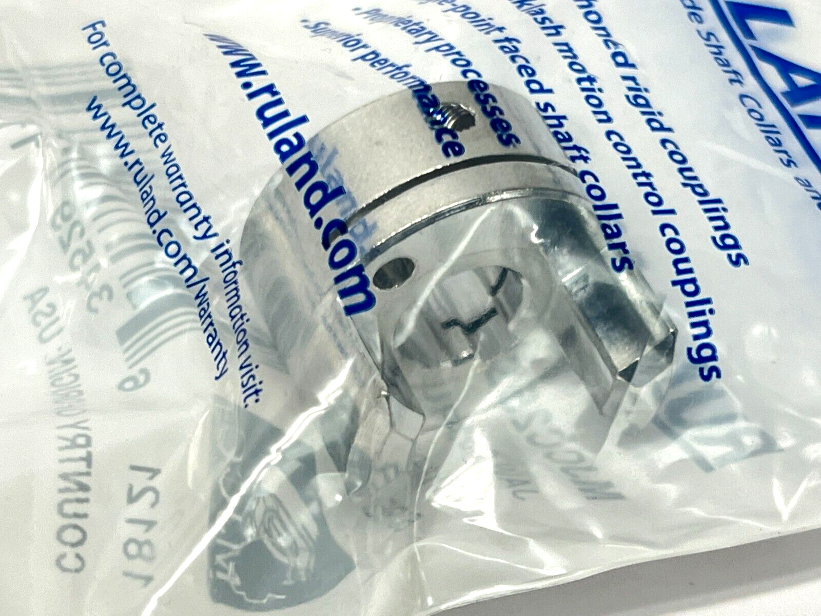 Ruland MJCC25-10-A Jaw Coupling Hub Clamp w/ Keyway Aluminum 10mm Bore - Maverick Industrial Sales