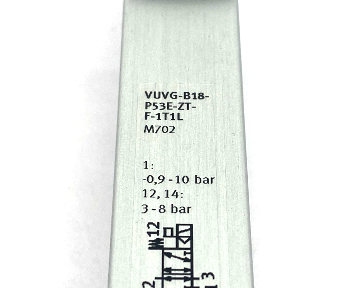 Festo VUVG-B18-P53E-ZT-F-1T1L Solenoid Valve 5/3 Exhausted 8004895 - Maverick Industrial Sales