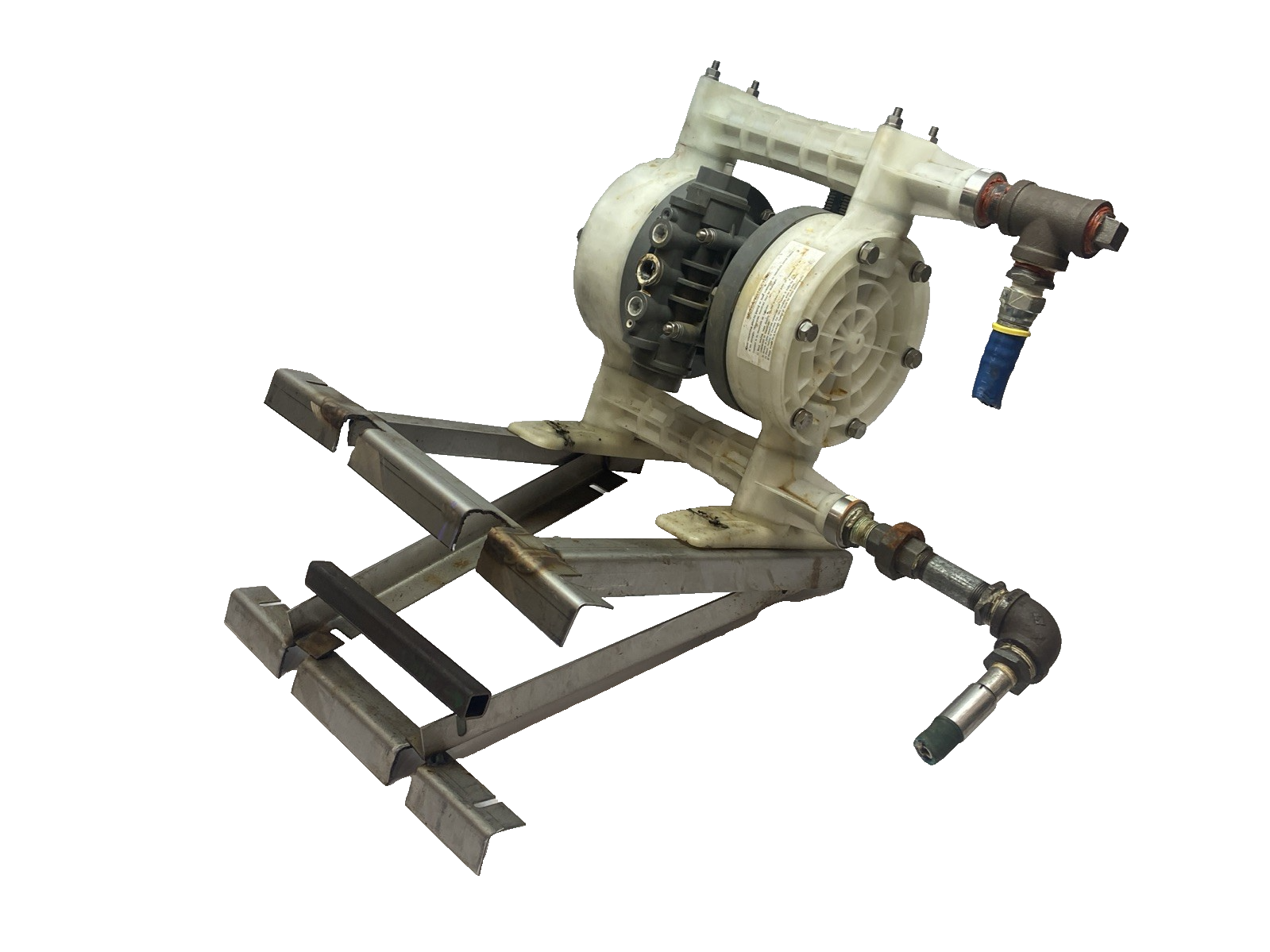 NDP-20-PP | Yamada Pneumatic Air Operated Double Diaphragm Pump 3/4" Polypropylene - Used - Maverick Industrial Sales