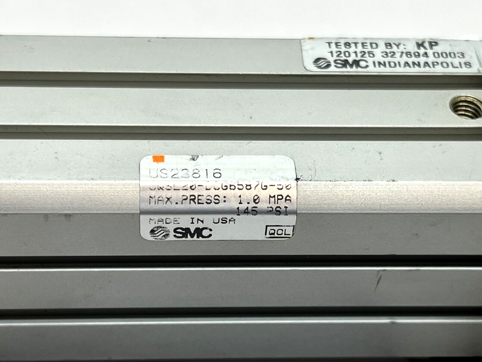 SMC CQSL20-DCG6587G-50 Pneumatic Cylinder Double Acting 20mm Bore 50mm Stroke - Maverick Industrial Sales