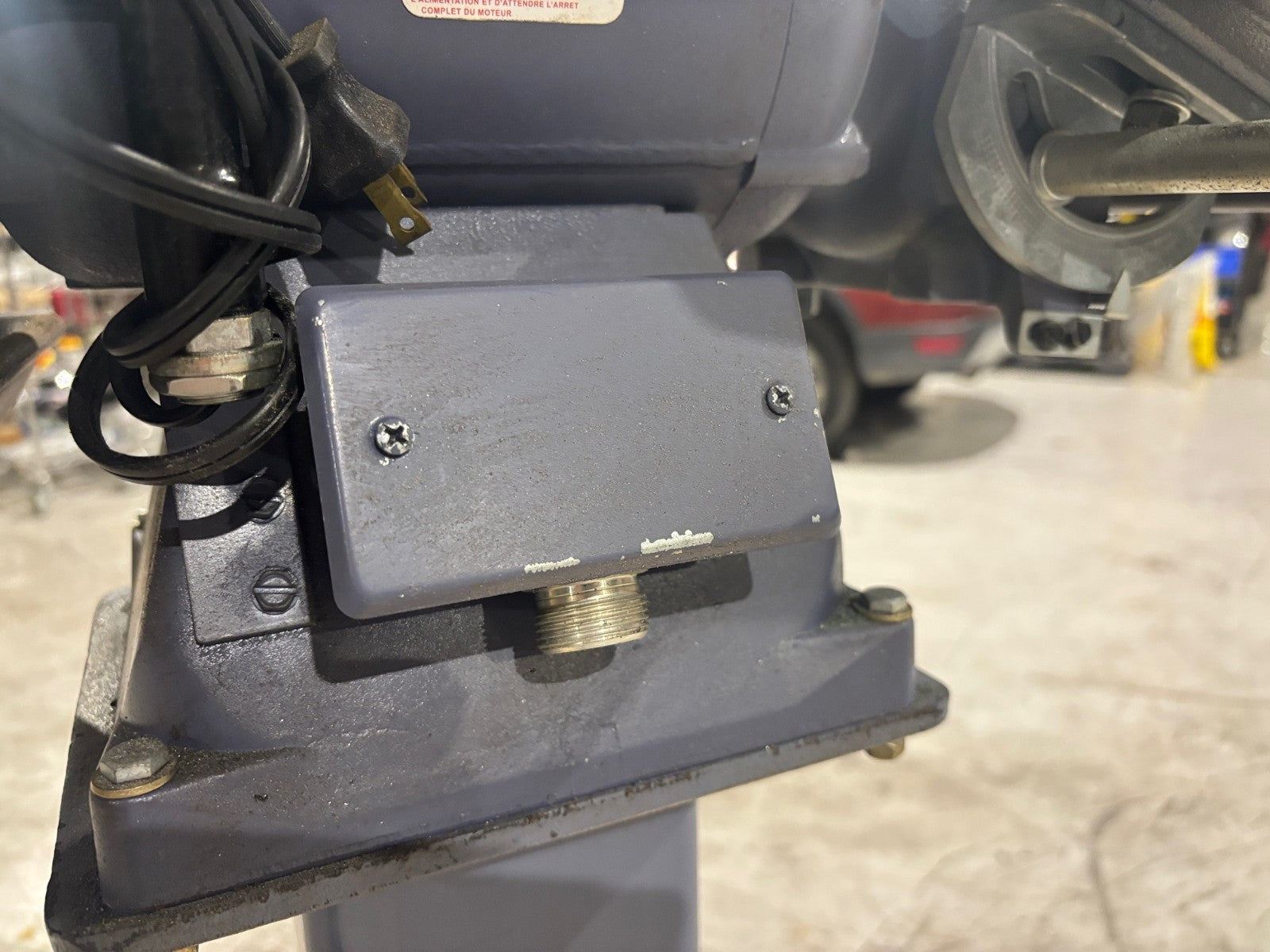 510 | Baldor Pedestal Grinder Buffer, 1/2 HP, 208-230/480 3 Phase - Used - Maverick Industrial Sales