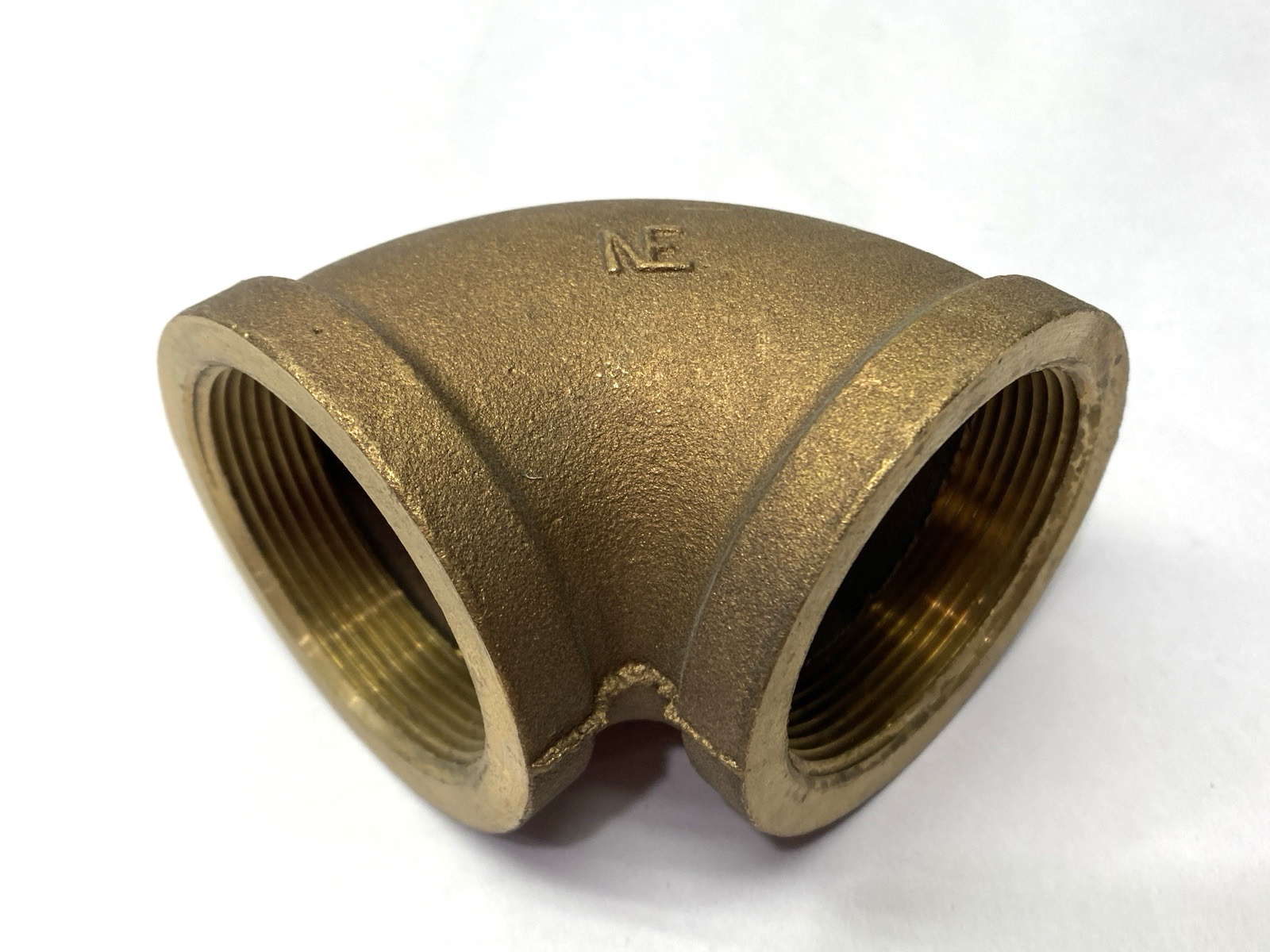 Right-Angle 2-1/4" NPT Brass Elbow - Maverick Industrial Sales