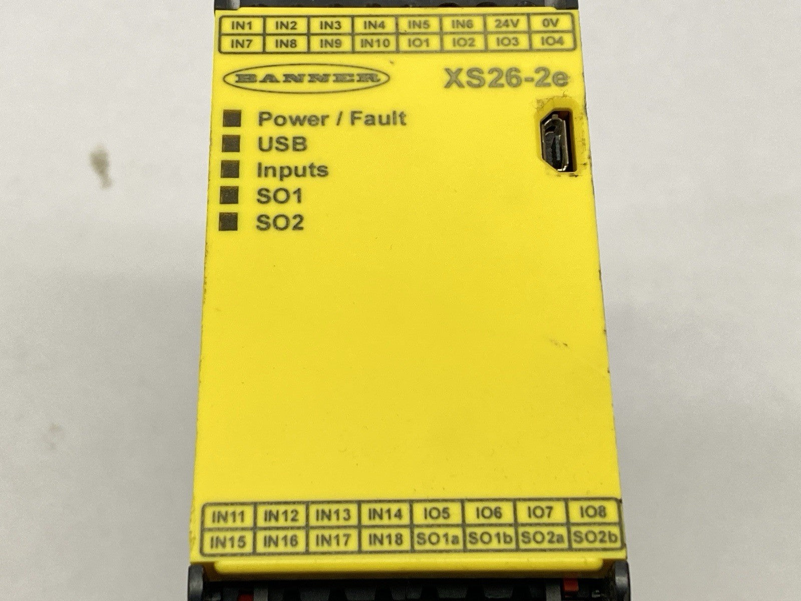 XS26-2E | Banner Expandable Safety Controller Base Control Module 85063 - For parts or not working - Maverick Industrial Sales