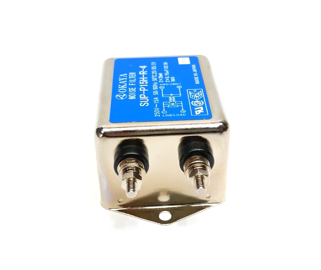 Okaya SUP-P15H-R-4 Noise Filter 250V 15A - Maverick Industrial Sales