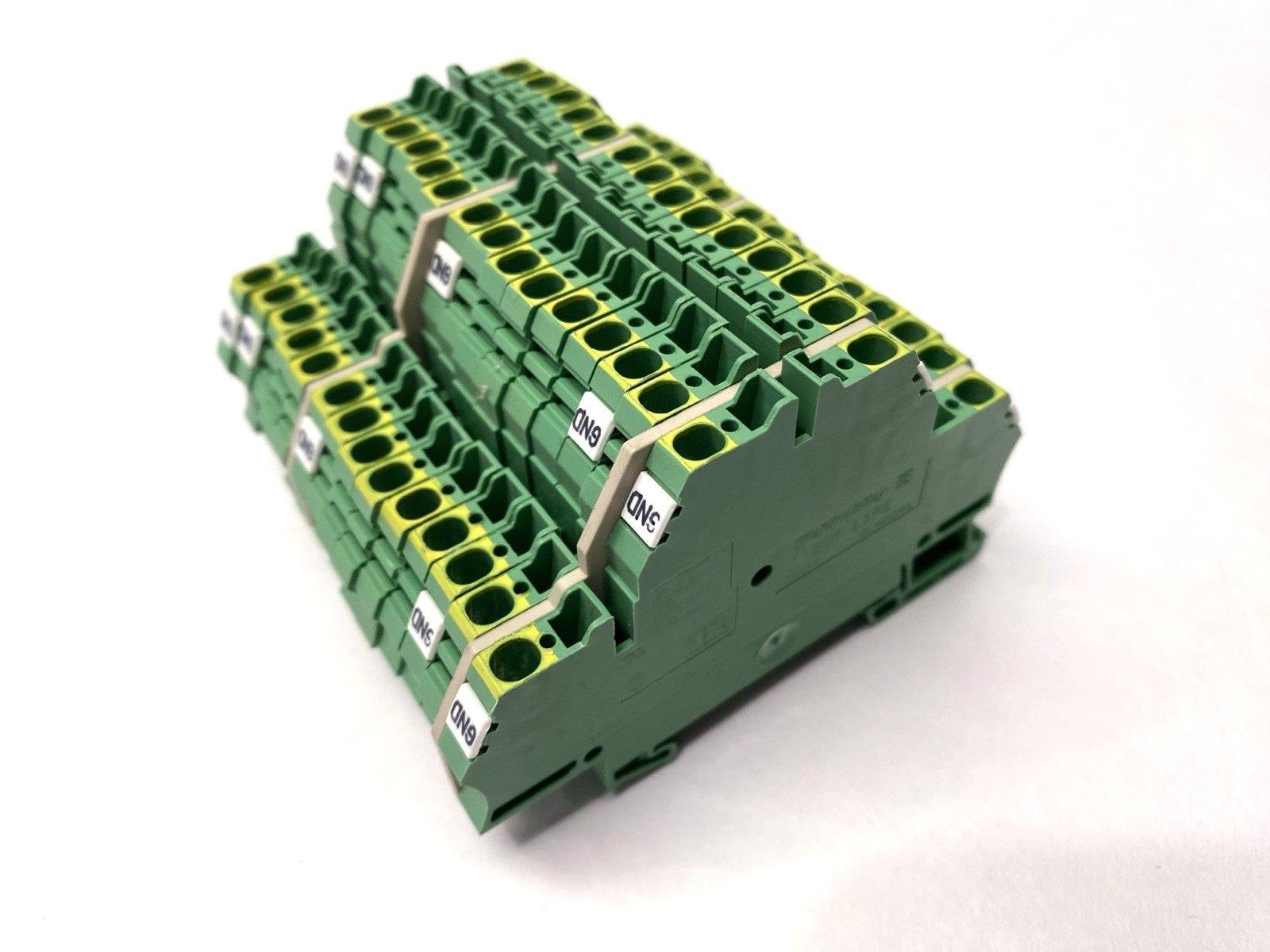 1690000000 | Weidmuller ZDK 2,5PE Double Level Terminal Block LOT OF 14 - Used - Maverick Industrial Sales