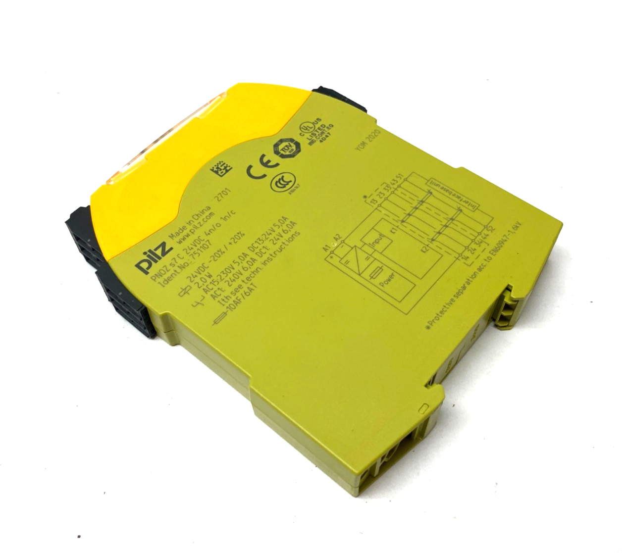 Pilz PNOZ s7 C 24VDC 4 n/o 1 n/c Sigma Contact Expansion Safety Relay 751107 - Maverick Industrial Sales