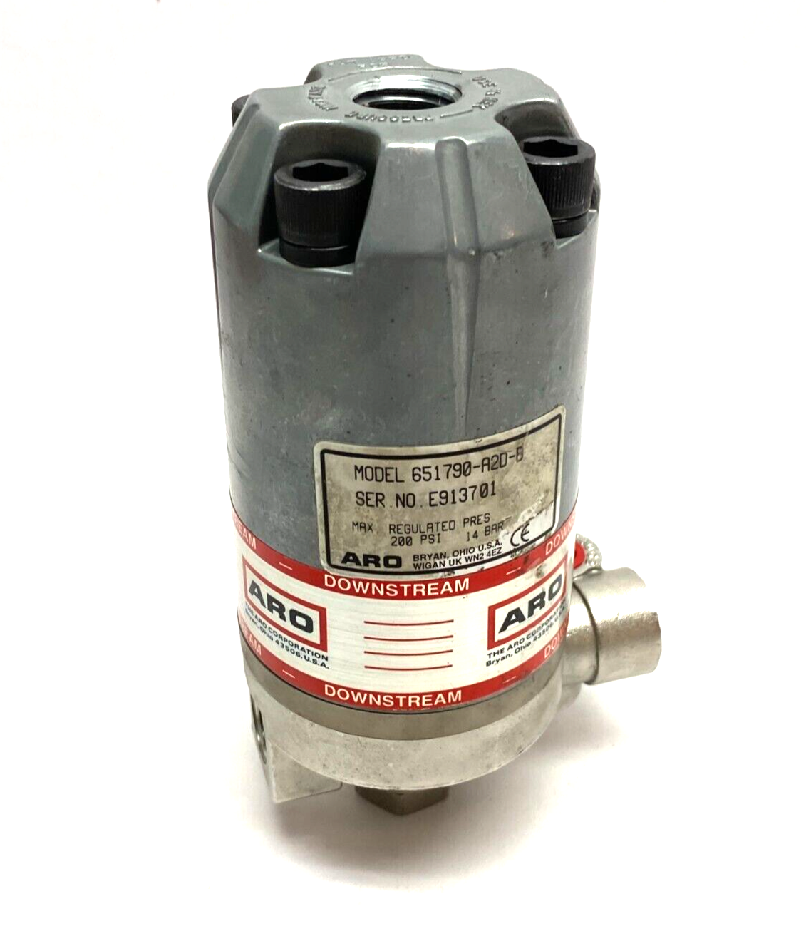 ARO Ingersoll Rand 651790-A2D-B High Flow Downstream Regulator 3/8" NPT Ports - Maverick Industrial Sales