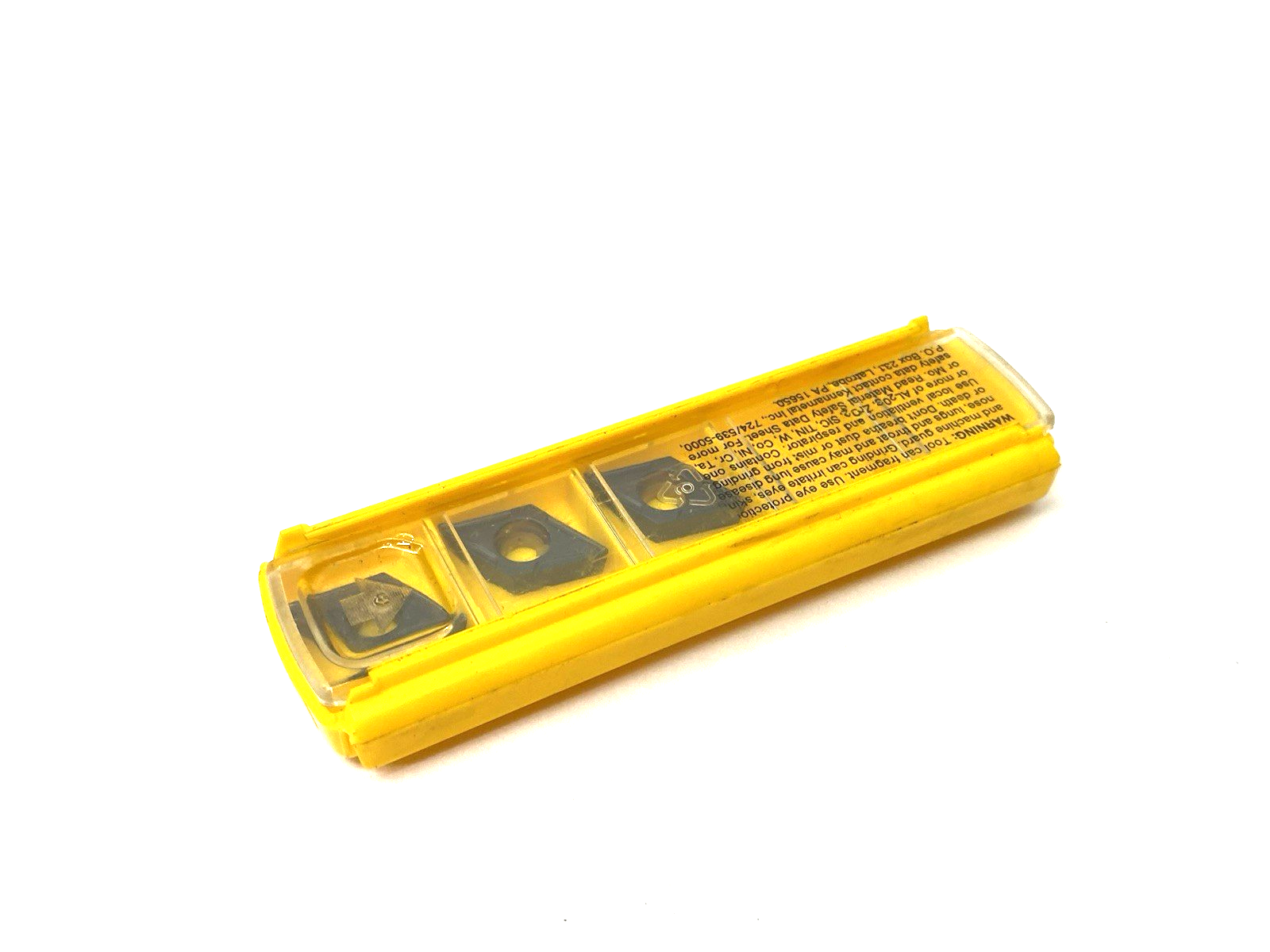 3751569 | Kennametal DCMT-FW Screw-On Inserts Grade KCP25 DCMT11T304FW PKG OF 3 - New - Maverick Industrial Sales
