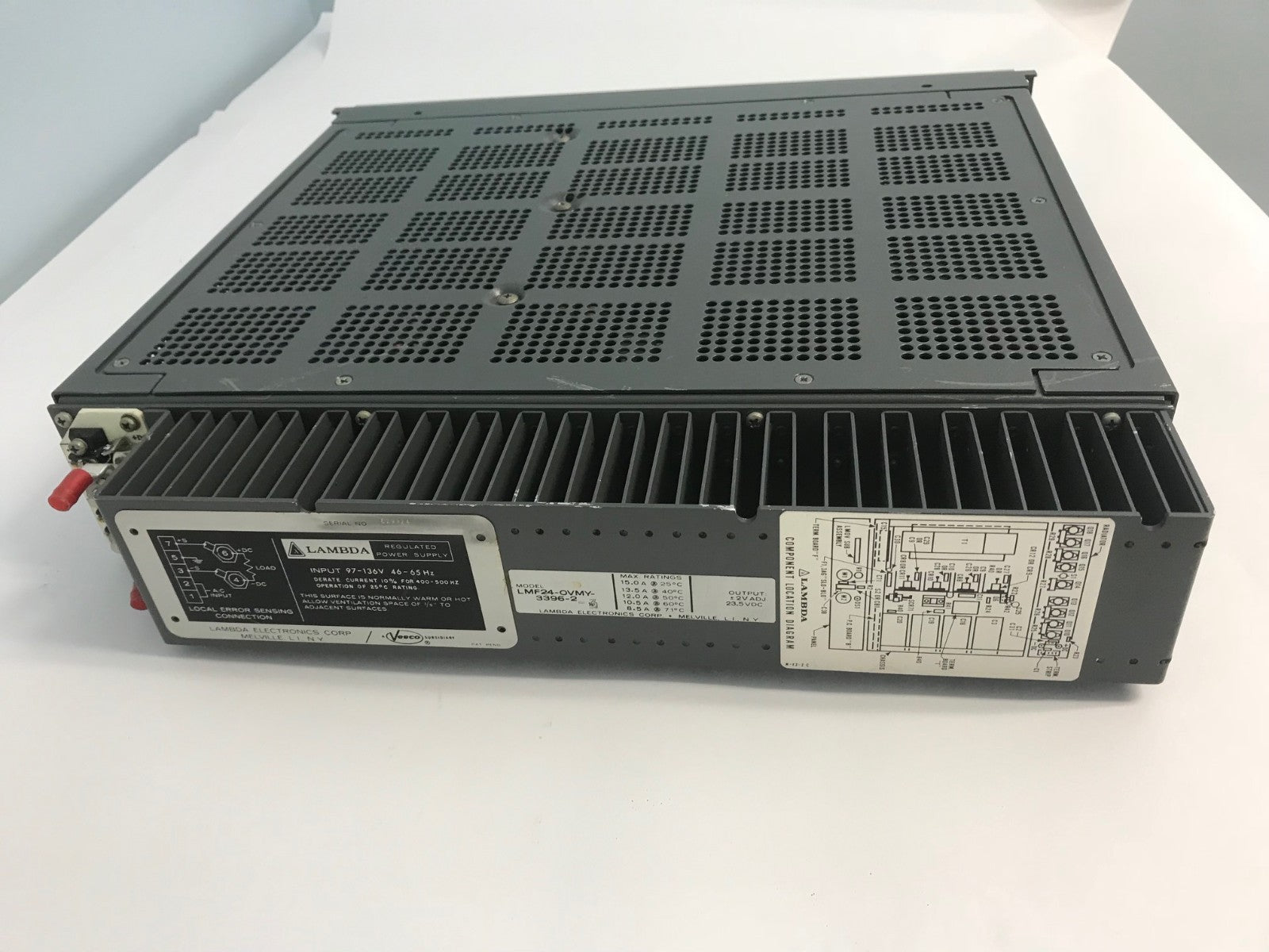 Lambda Electronics LMF-24-OVMY-3396-2 Regulated Power Supply 23.5V P/S Module - Maverick Industrial Sales