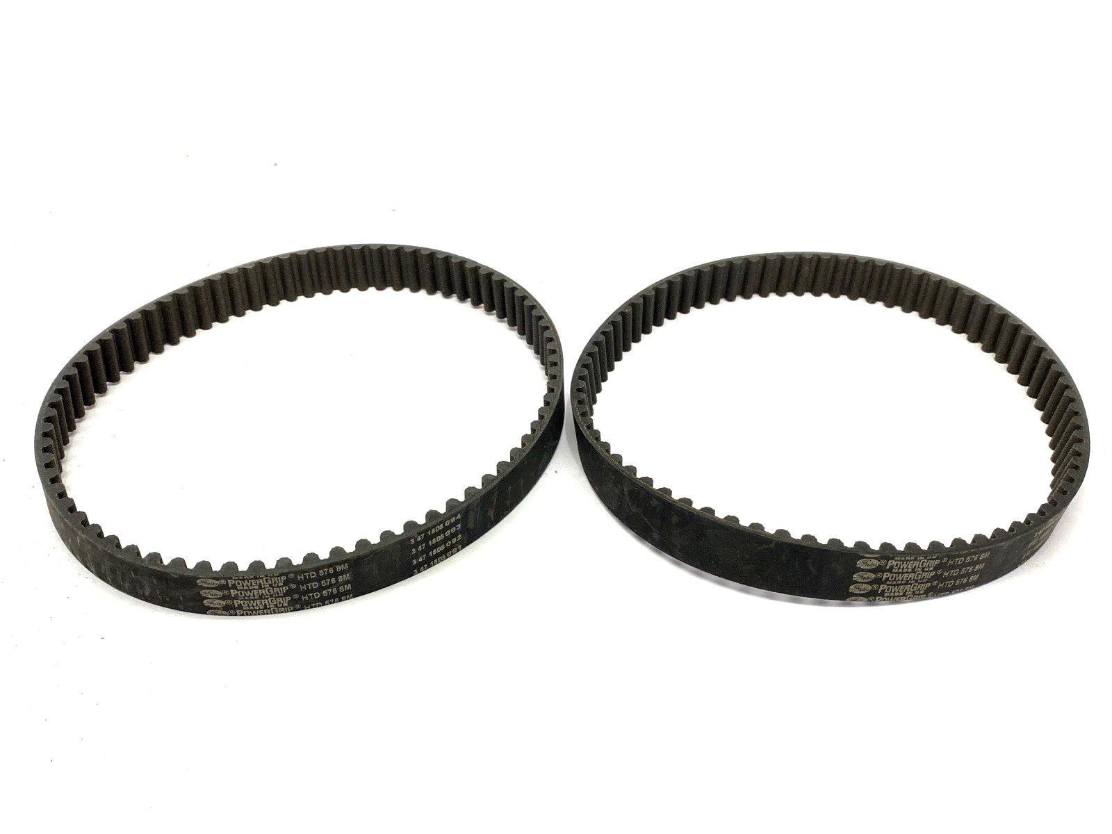 Gates HTD 576-8M-20 PowerGrip Timing Belt 576mm Pitch 20mm Wide 72 Teeth QTY 2 - New – Open box - Maverick Industrial Sales