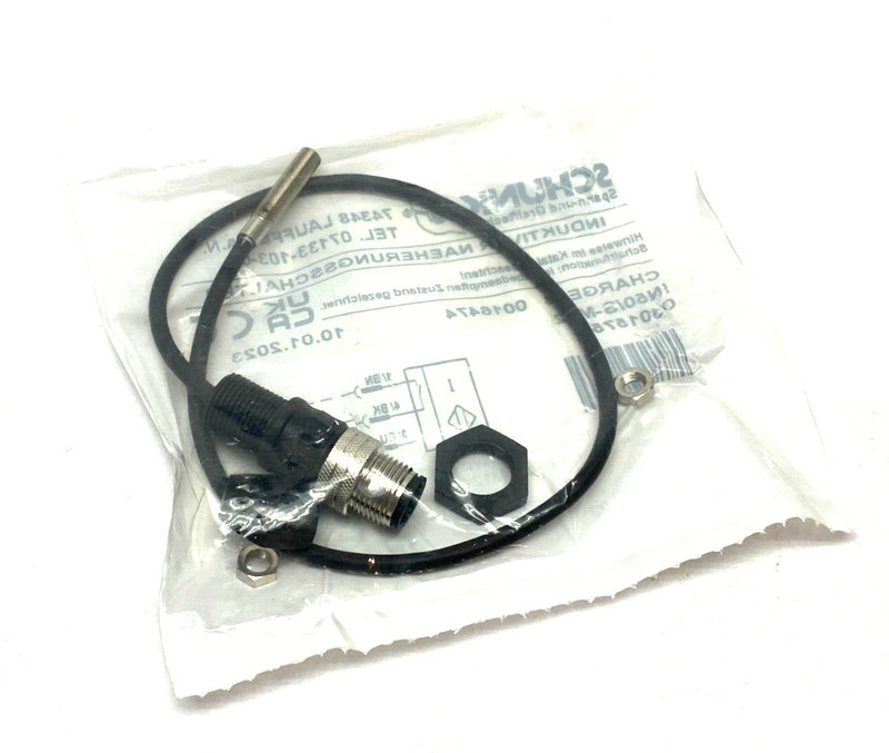 Schunk IN 50/S-M12 Inductive Proximity Switch Cylindrical Sensor 1mm 301575 - Maverick Industrial Sales