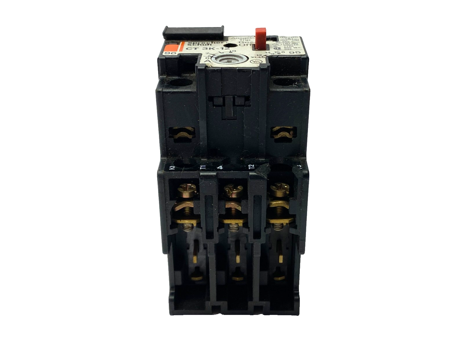 CT3K-12-9 | Sprecher+Schuh Overload Relay 6-9A DAMAGED - Used - Maverick Industrial Sales