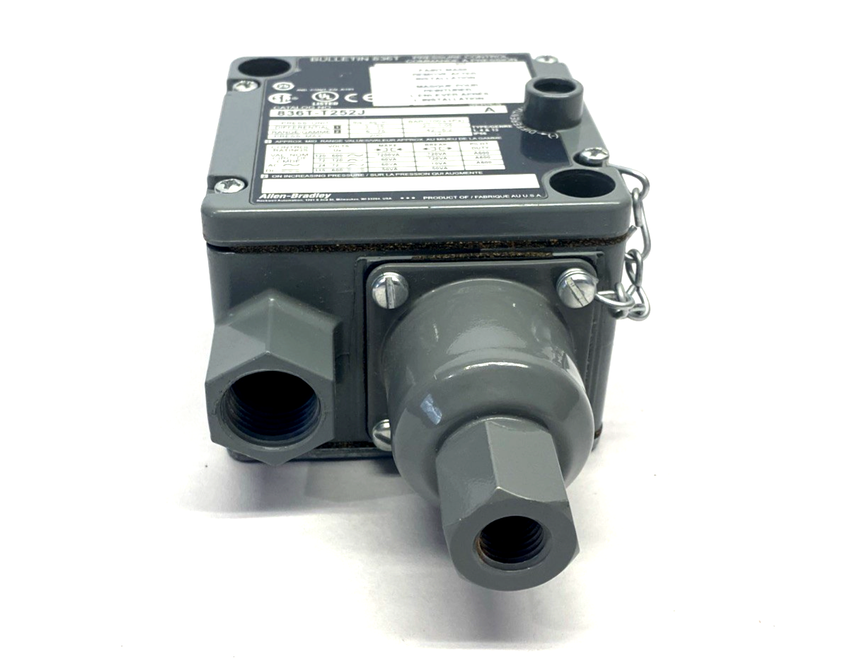 836T-T252J | Allen Bradley Ser. A Electro-Mech Pressure Control Switch - New – Open box - Maverick Industrial Sales