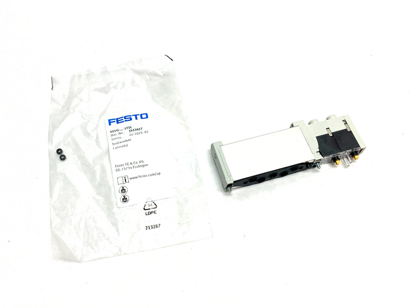 Festo VUVG-B14-T32C-AZT-F-1T1L Solenoid Valve 0.15~0.1MPa 573476 - Maverick Industrial Sales