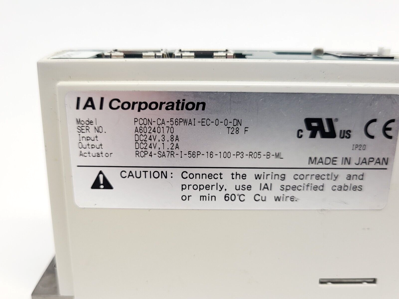 IAI PCON-CA-56PWAI-EC-0-0-DN Servo Position Controller - Maverick Industrial Sales