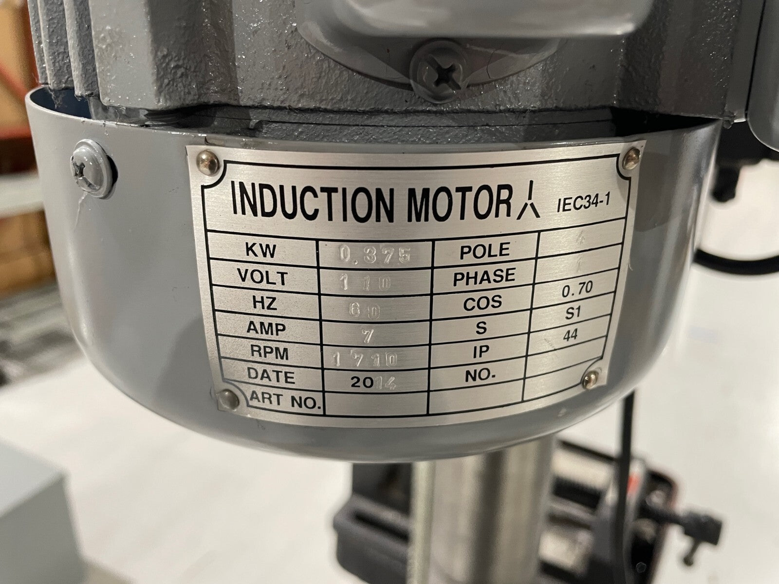 Dake SB-16 Floor Drill Press, 1/2 HP /.375 KW, 110V, 2014 - Maverick Industrial Sales