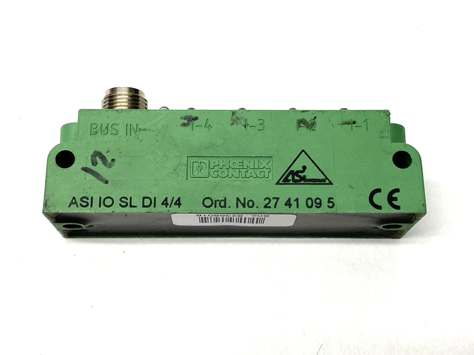 ASI IO SL DI 4/4 | Phoenix Contact Distributed I/O Device 2741095 - Used - Maverick Industrial Sales