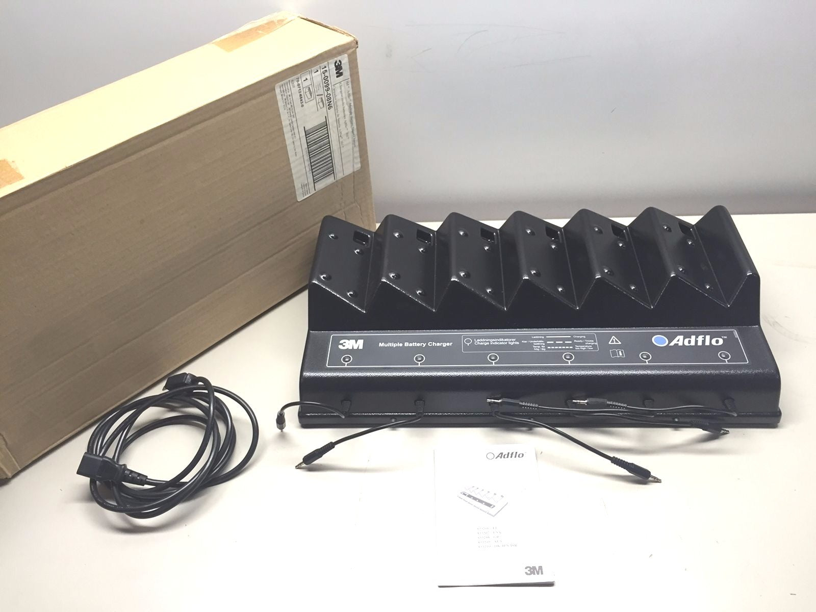 3M Adflo 15-0099-08N6 Multiple Battery Smart Charger 70-0712-6843-0 - Maverick Industrial Sales