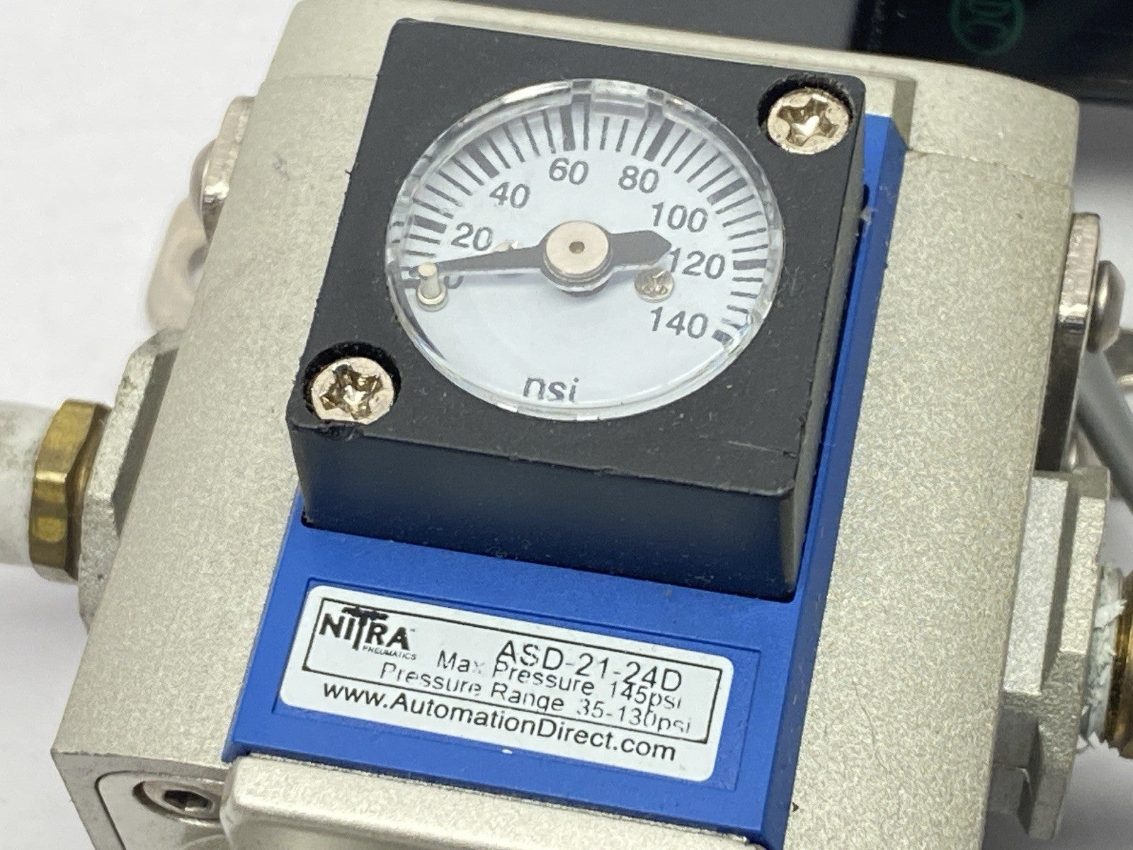 Nitra ASD-21-24D Pneumatic Soft Start Valve 3-Port 2-Position 1/4" NPT - Maverick Industrial Sales