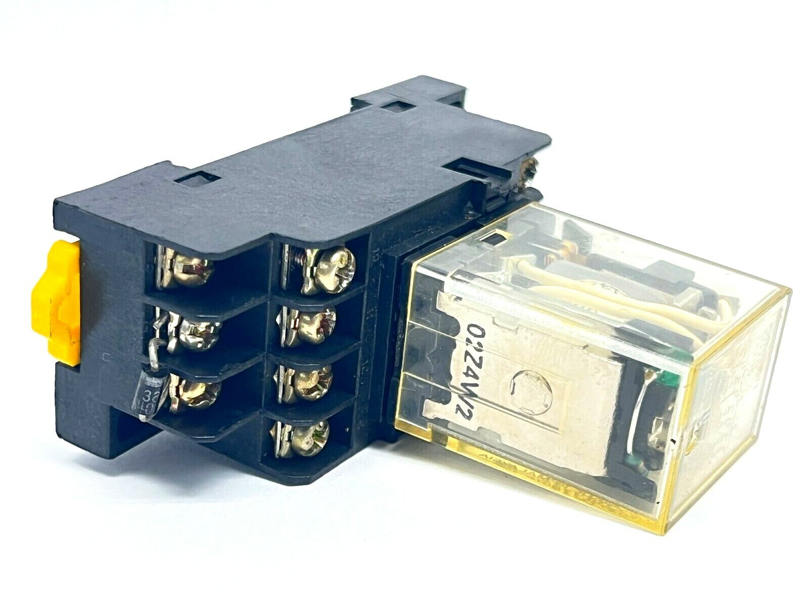 PYF14A,MY4N | Omron PYF14A Relay Socket w/ Omron MY4N Relay 24VDC - Used - Maverick Industrial Sales