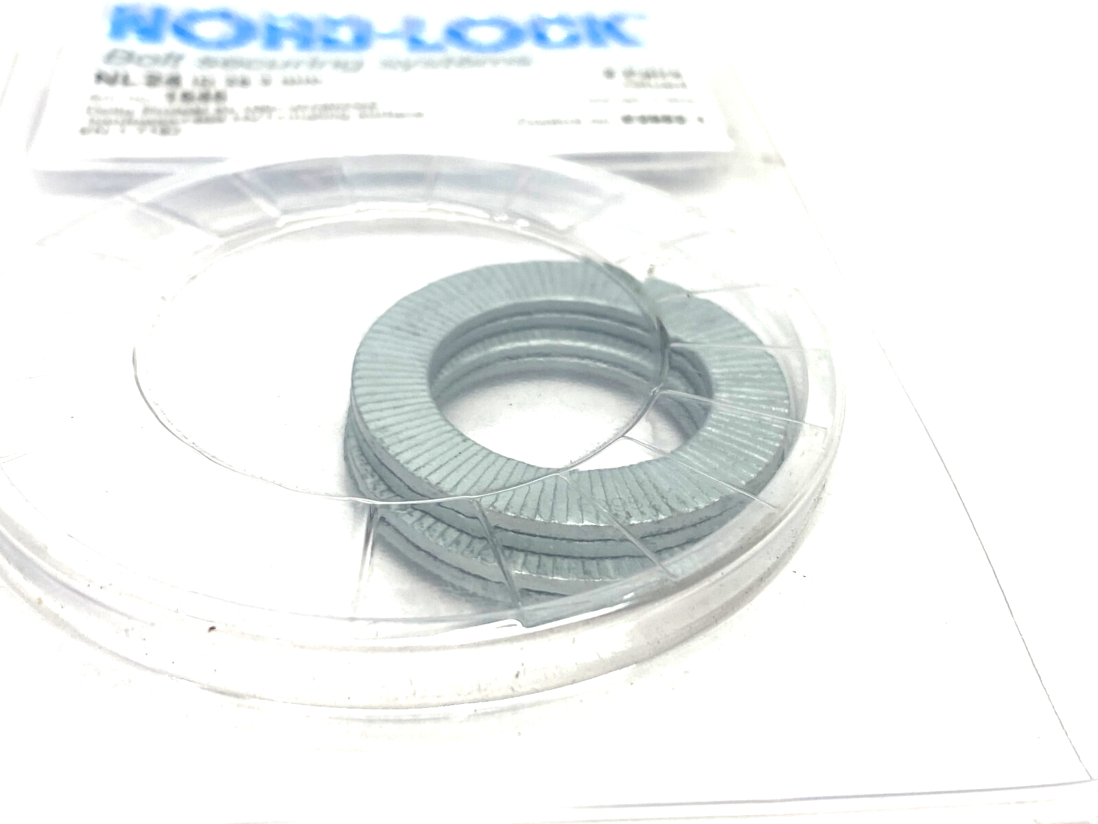 Nord-Lock 1546 Steel Lock Washer NL24 ID 25.3mm 2 PAIRS - Maverick Industrial Sales