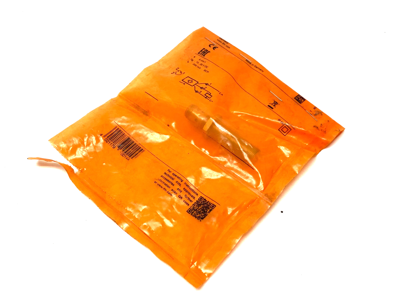 Ifm IFK3004BAPKG/US-104 Inductive Sensor Oil/Coolant Proof 4mm Range IF5957 - Maverick Industrial Sales