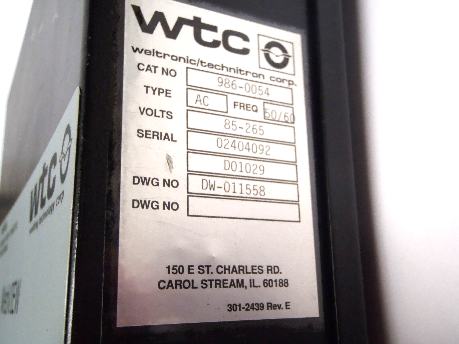 WTC 986-0054 Webview Weld Control Ethernet Module DW-011558 - Maverick Industrial Sales