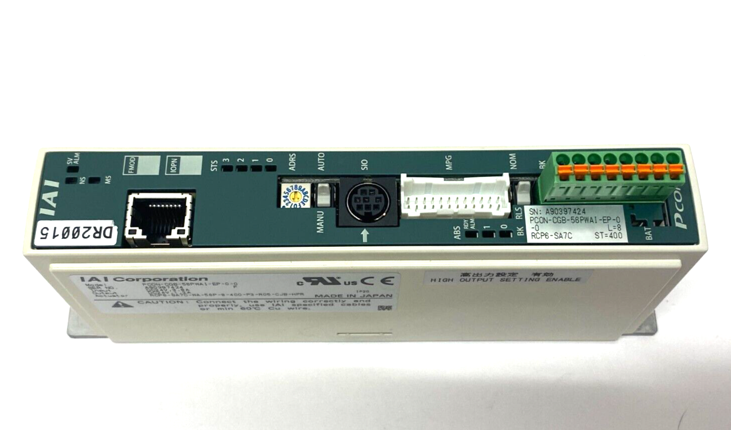 IAI PCON-CGB-56WAI-EP-0-0 Actuator Controller For RCP6-SA7C Actuator 24VDC - Maverick Industrial Sales