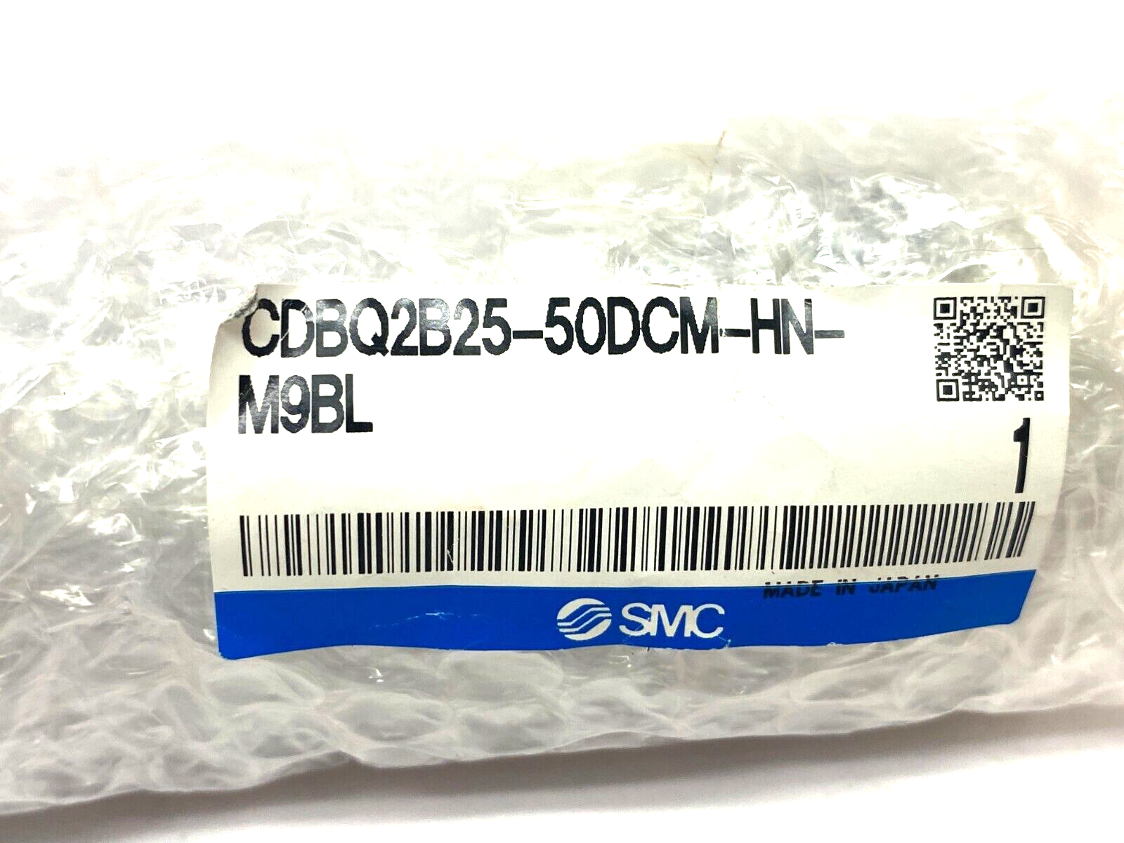 SMC CDBQ2B25-50DCM-HN-M9BL Compact Locking Cylinder w/ Auto Switch and Brackets - Maverick Industrial Sales