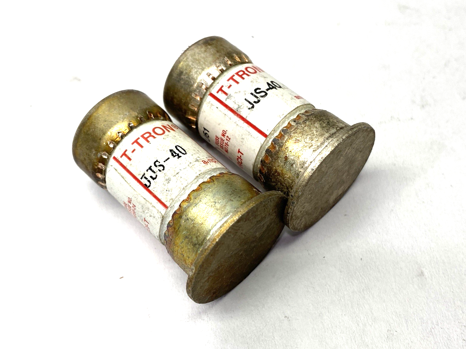 Cooper Bussmann JJS-40 T-Tron Fast-Acting Fuse Class T 600VAC 40A LOT OF 2 - Maverick Industrial Sales