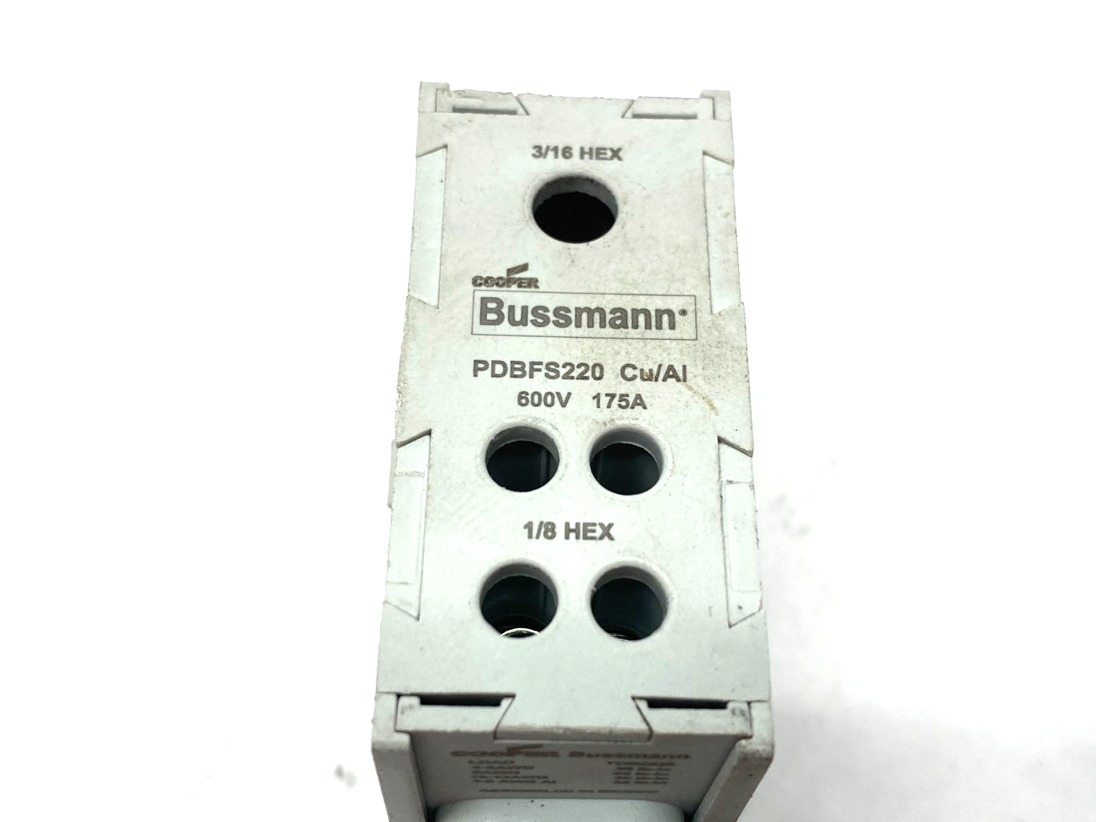 Cooper Bussmann PDBFS220 Power Distribution Block 600V 175A - Maverick Industrial Sales