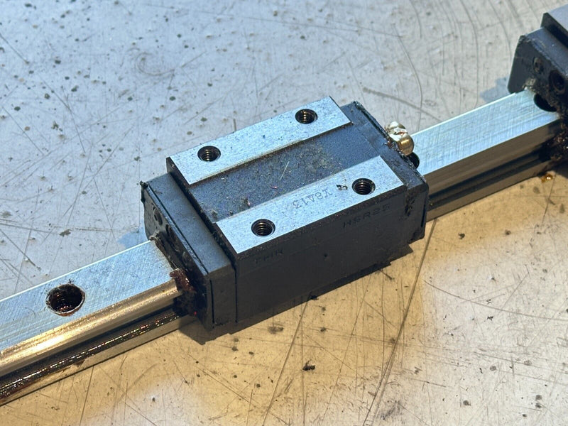 THK HSR25C4+1600L HSR Linear Guide Rail With 4 Blocks 1600mm Length - Maverick Industrial Sales