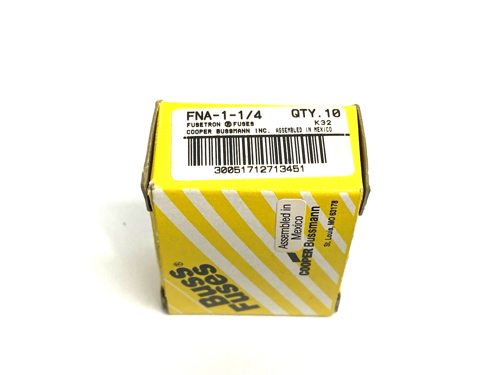 FNA-1-1/4 | Cooper Bussmann Fusetron Time-Delay Fuses BOX OF 10 - New Other - Maverick Industrial Sales