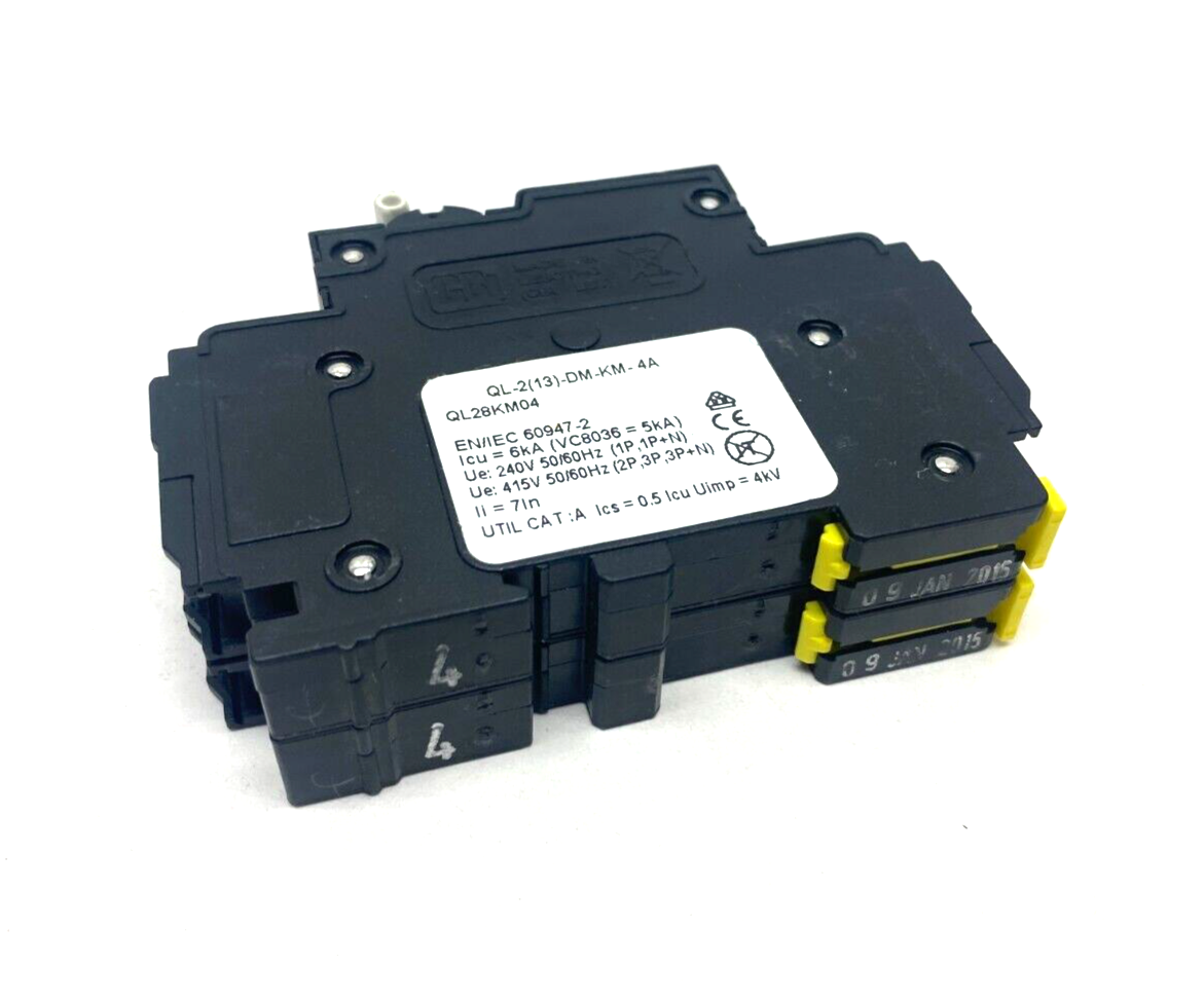 CBI QL28KM04 Circuit Breaker 2-Pole 4A QL-2(13)-DM-KM-4A - Maverick Industrial Sales
