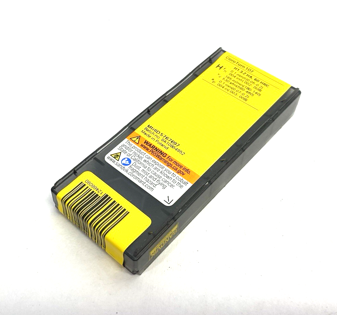 57676976 | Sandvik 5767697 CoroTurn® 107 Turning Insert DCGW3(2.5)1S0630F 7025 PKG OF 5 - New - Maverick Industrial Sales