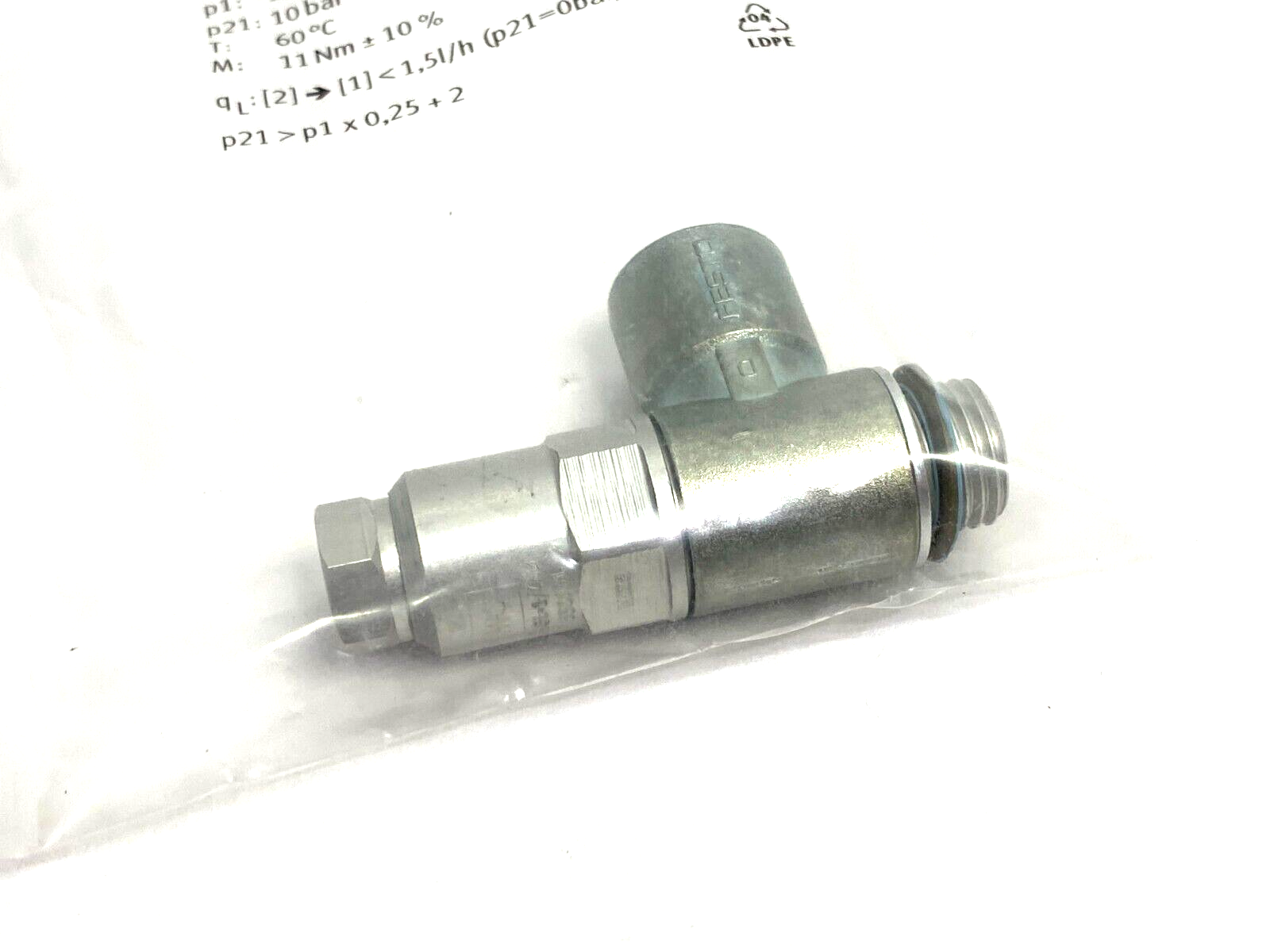 Festo HGL-1/4-B Piloted Non-Return Check Valve 530031 - Maverick Industrial Sales