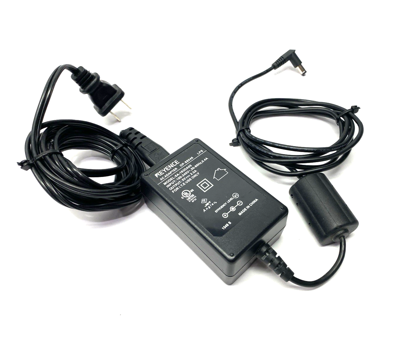 OP-88046 | Keyence Code Reader AC Adapter 100-240V .4A - Used - Maverick Industrial Sales