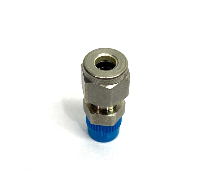 Swagelok SS-400-1-2 Straight Connector Fitting 1/4" Tube OD, 1/8" MNPT - Maverick Industrial Sales