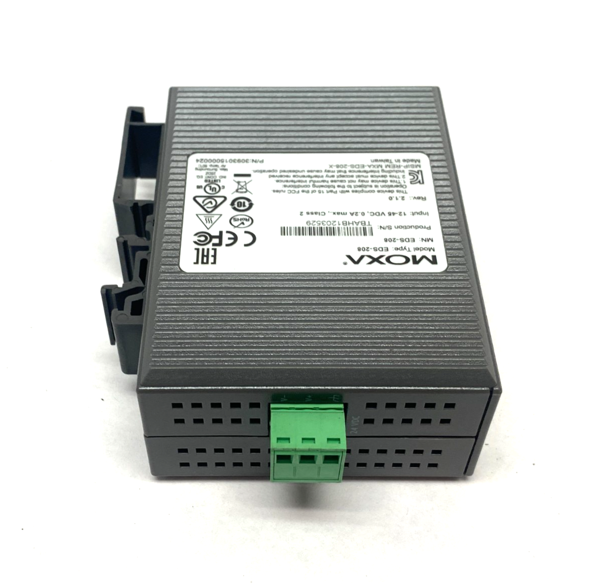 EDS-208 | Moxa 8-Port Entry-level Unmanaged Ethernet Switch - Used - Maverick Industrial Sales