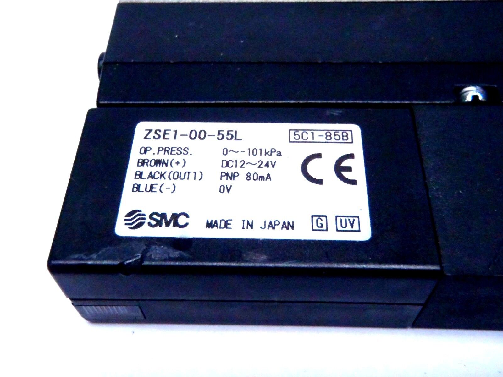SMC ZM131HT-K5L-E55L ZSE1-00-55L Vacuum Ejector w/ Switch - Maverick Industrial Sales