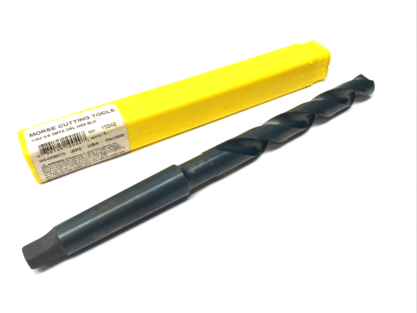 Morse Cutting Tools 10040 Taper Shank Drill Bit 1302 5/8″ 2MTS DRL HSS MT1610040 - Maverick Industrial Sales