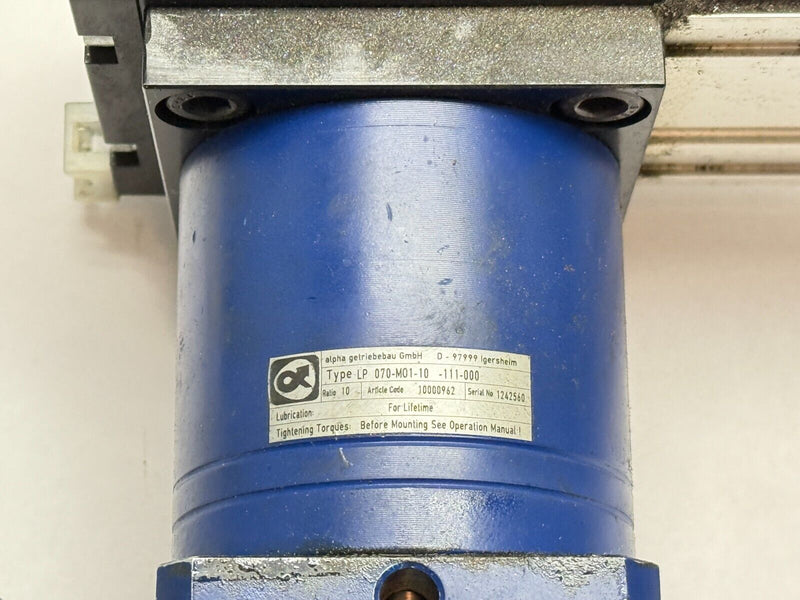 Parker OSPE25-60006-00350-P00000 w/ Fanuc IC800SLM010N1NE25A 10:1 LP 070 GearBox - Maverick Industrial Sales