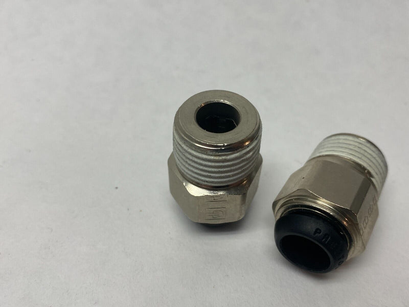 Parker F3PB12-1/2 Prestolok Straight Male Tube Fitting 12mm OD LOT OF 2 - Maverick Industrial Sales