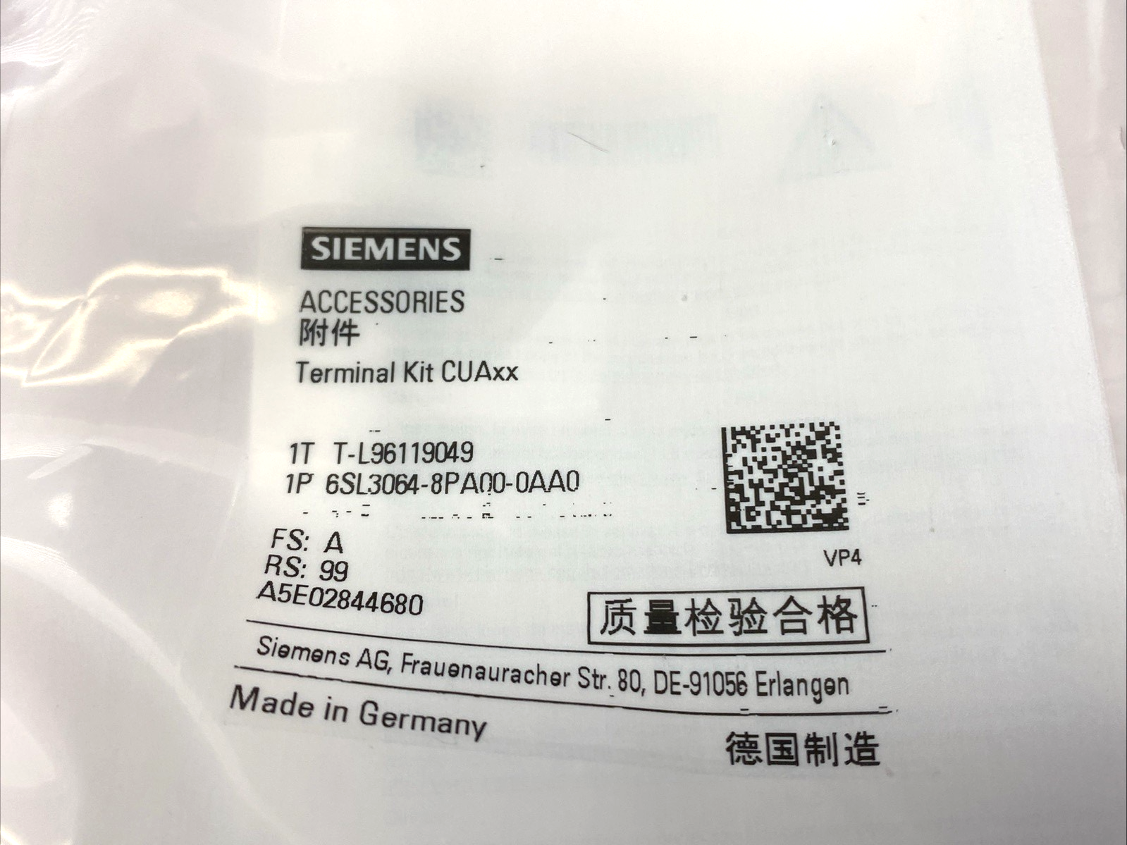 Siemens 6SL3040-0PA00-0AA1 SINAMICS CU31 Control Unit Adapter 24VDC - Maverick Industrial Sales