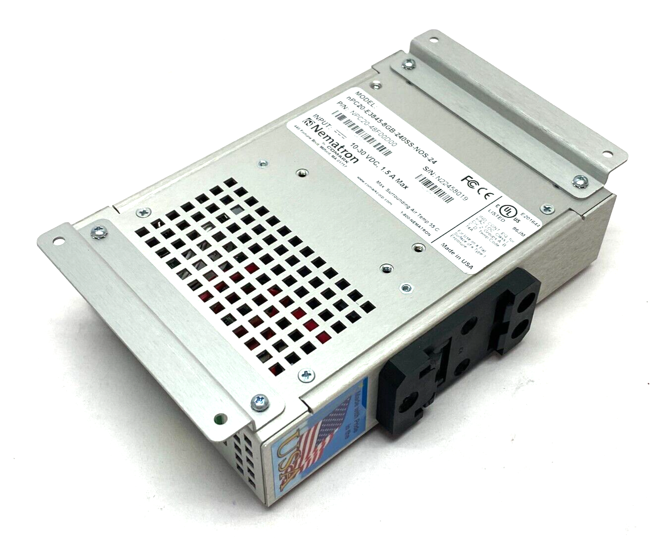 Nematron nPC20-E3845-8GB-240SS-NOS-24 Compact Node Computer NPC20-48F00D00 - Maverick Industrial Sales