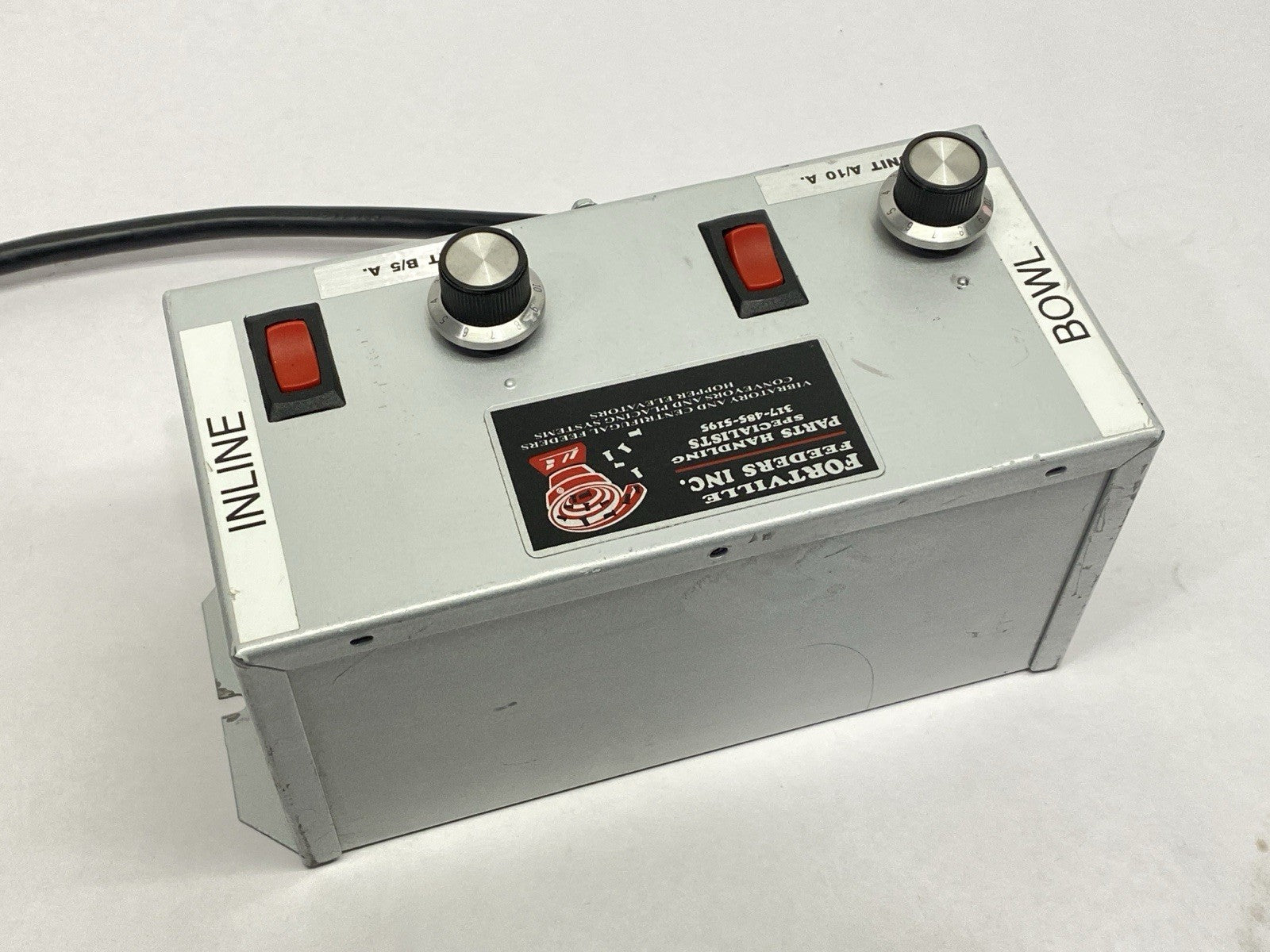 FC-90-2 PLUS | Fortville Feeders Vibratory Feeder Control Unit 121-8210 - Used - Maverick Industrial Sales