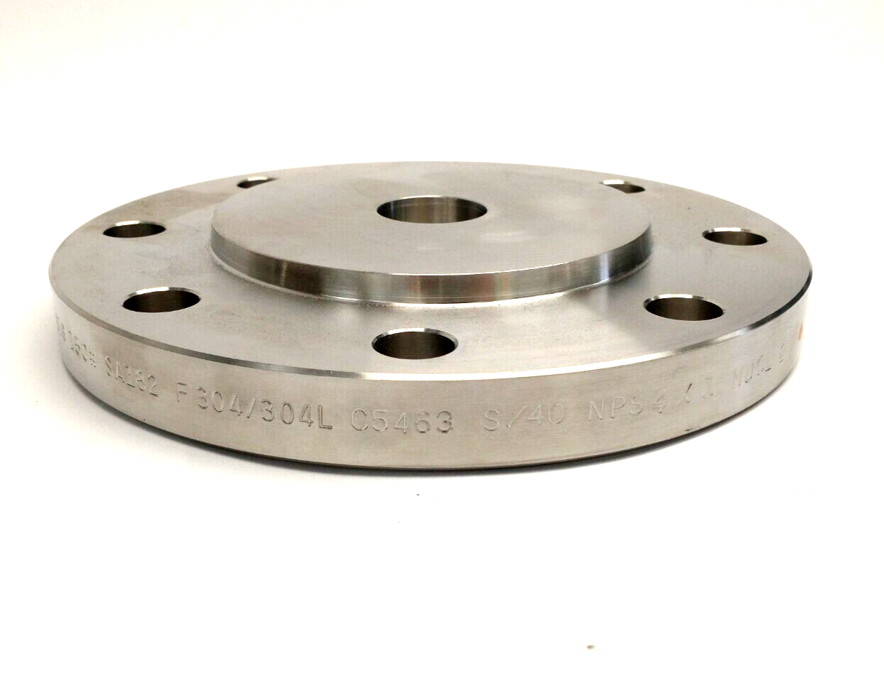 IDEAL 4" Reducing Pipe Flange RF w/ 1" Socket Weld Bore B16 150# SA182 F304/304L - Maverick Industrial Sales