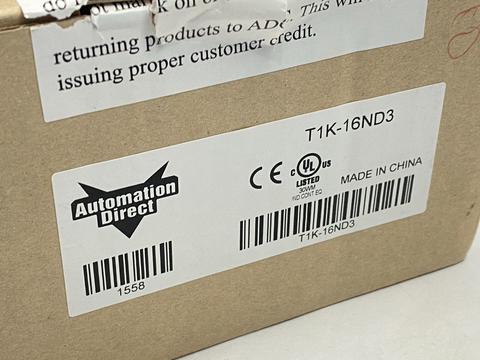 Automation Direct T1K-16ND3 Terminator I/O Input Module 16 Point - Maverick Industrial Sales