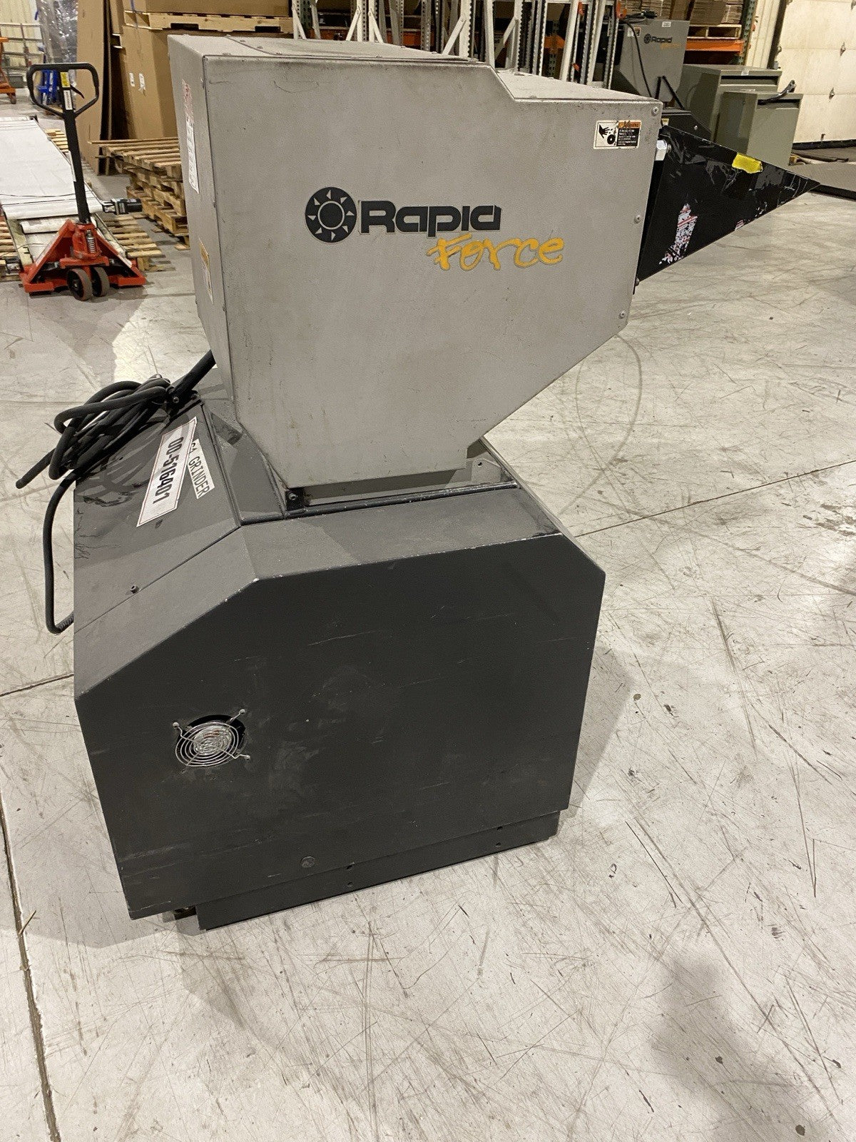 F-19 | Rapid Force Plastic Granulator 480V 3ph - Used - Maverick Industrial Sales