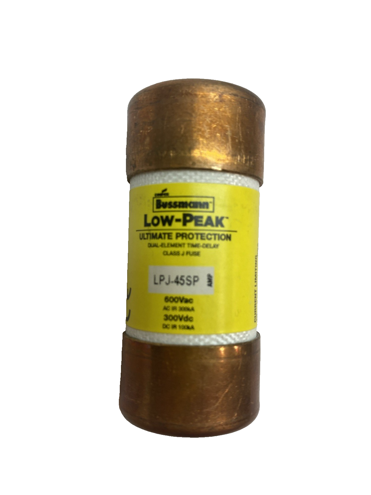 Bussmann LPJ‑45SP Low-Peak Time‑Delay Fuse 600 VAC LOT OF 3 - Maverick Industrial Sales